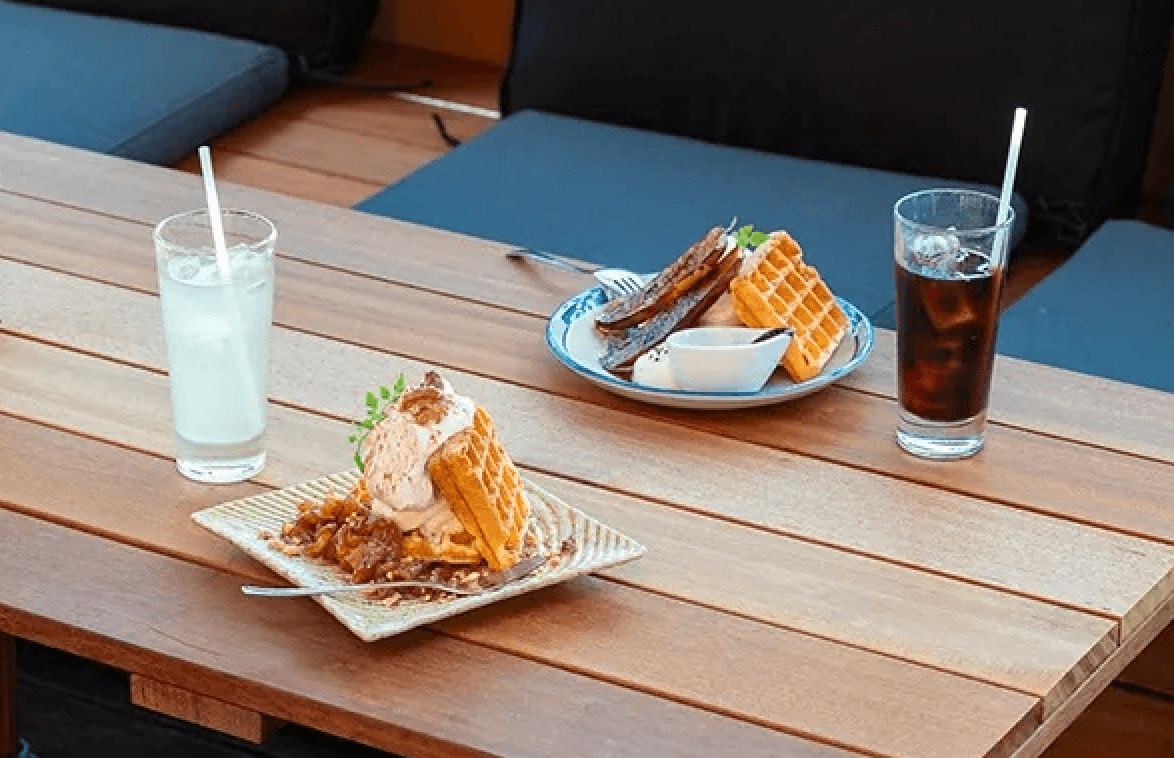 風情ある渓谷のカフェ、嵐山OBU CAFEで楽しむ、大切な人との至福のスイーツタイム（ペア）のイメージ4