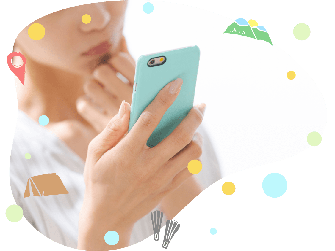 オンライン予約のイメージ - 希望日程で簡単検索と予約