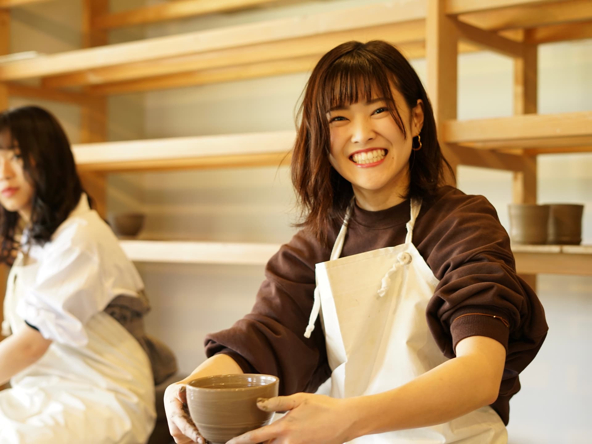 丁寧な指導とスタイリッシュな空間で、女性にも人気の「えんのかま」。