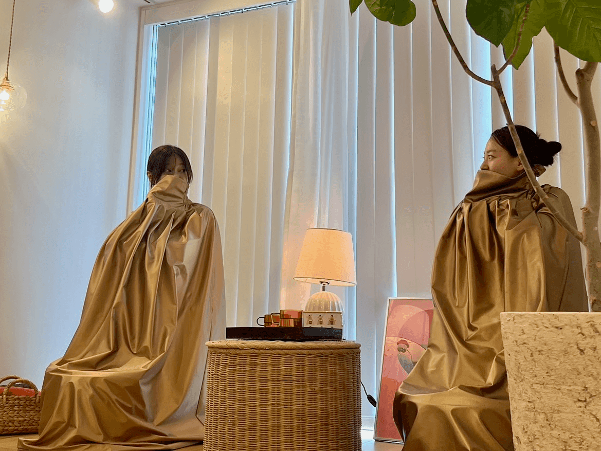 2人だけの完全個室で整う、3コースから選べる若よもぎ蒸し90分