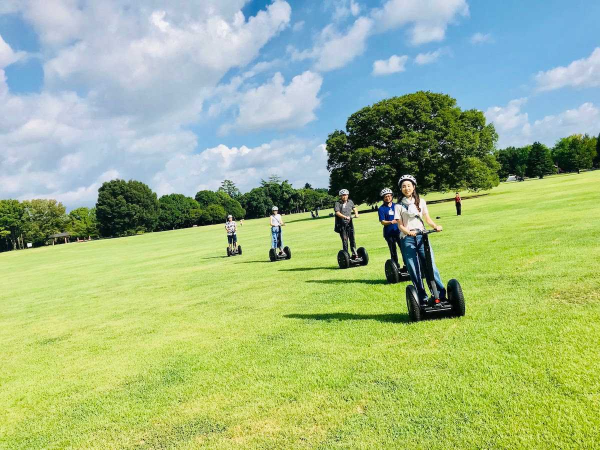 花の名所・昭和記念公園をセグウェイで!それは都心で非日常を味わう休日