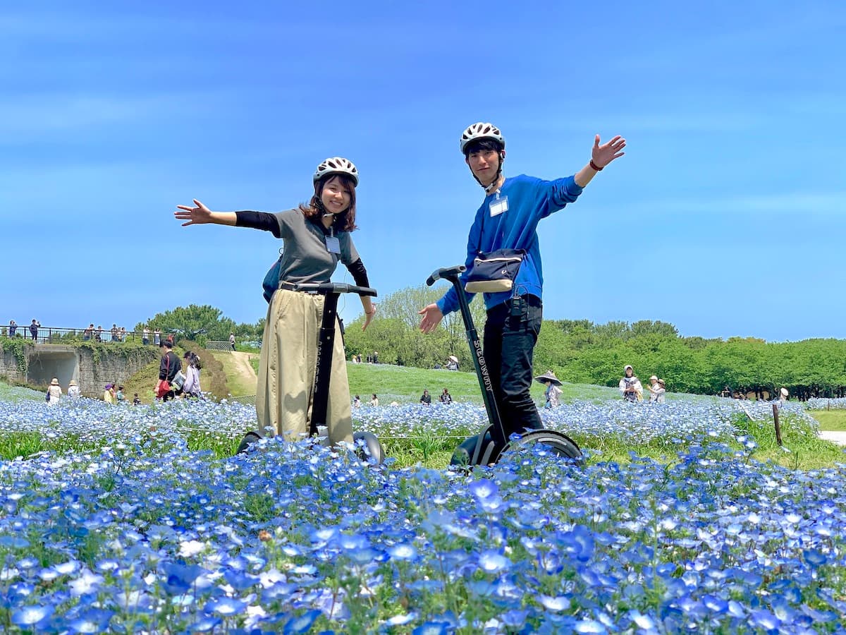 広大な“うみなか”をセグウェイで!それは海や花々を瞳に焼き付ける休日
